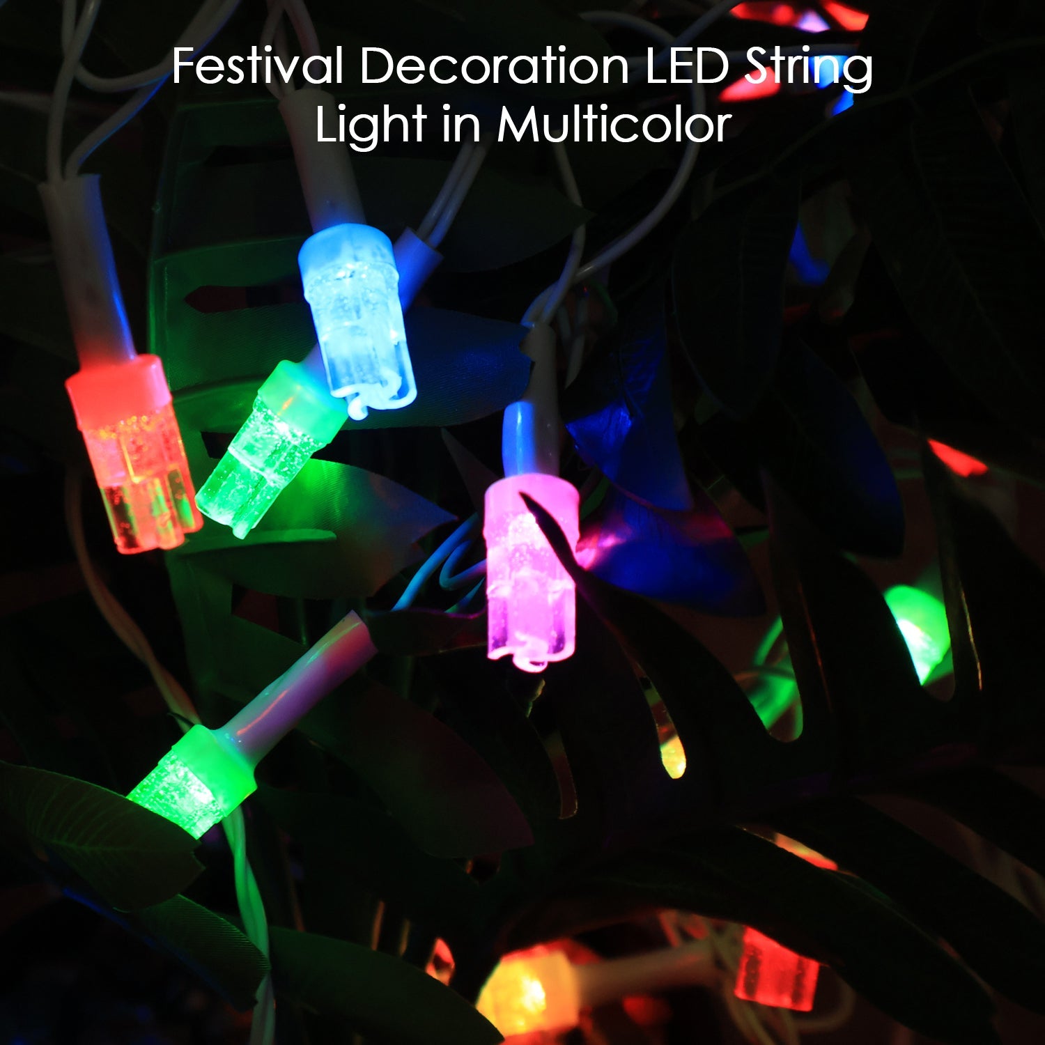 Multi-Color LED Decorative String Fairy Lights (8 Meter) Multi-Color LED Decorative String Fairy Lights (8 Meter)